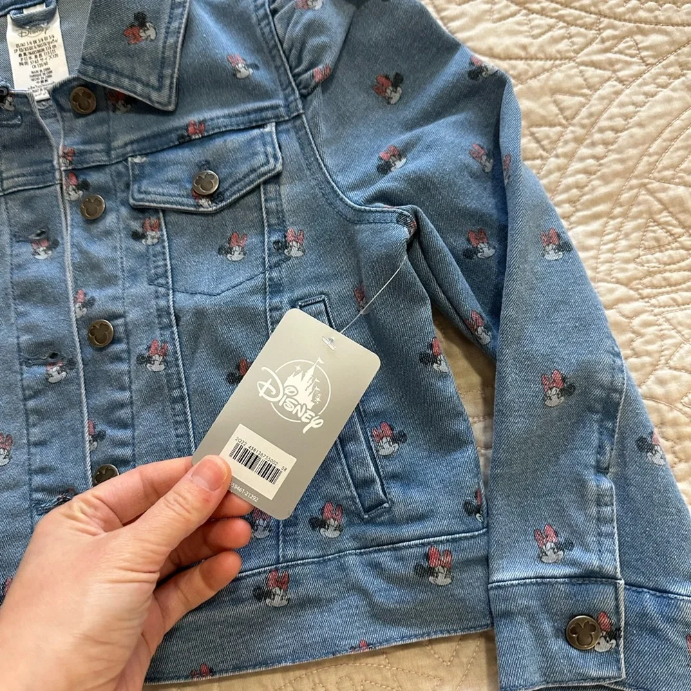 NWT Minnie Mouse Denim Jacket